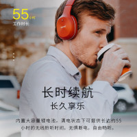 漫步者(EDIFIER) W800BT PLUS无线蓝牙耳机音乐电脑手机头戴式耳麦 黑色