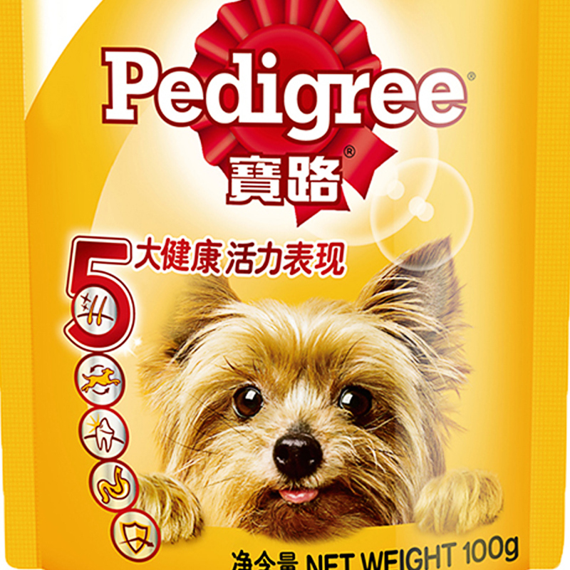 宝路成犬妙鲜包牛肉 100g