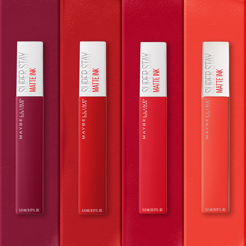 美宝莲(Maybelline)superstay巨持色哑光液体唇膏118 熟番茄 5ml/雾面哑光唇彩唇釉口红接吻棒