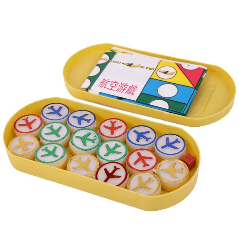 大号玻璃球跳棋成人儿童益智弹子棋子棋盘亲子弹珠跳跳棋飞行棋 飞行