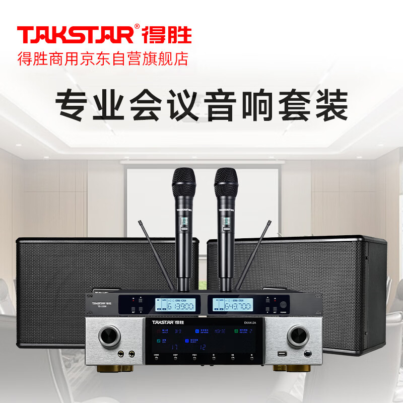 得胜(TAKSTAR)EKT-081*2只+EKAX-2A*1台+TS-3380*1台会议室套装6