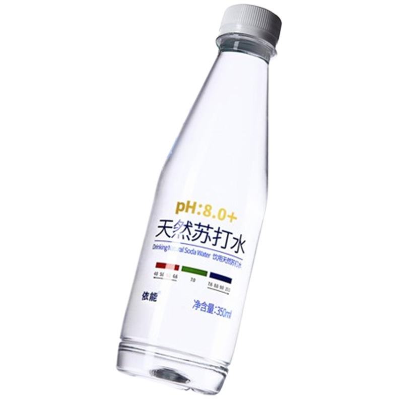 依能苏打水无糖饮用弱碱性健康PH值8.0+苏打水400ml*15瓶