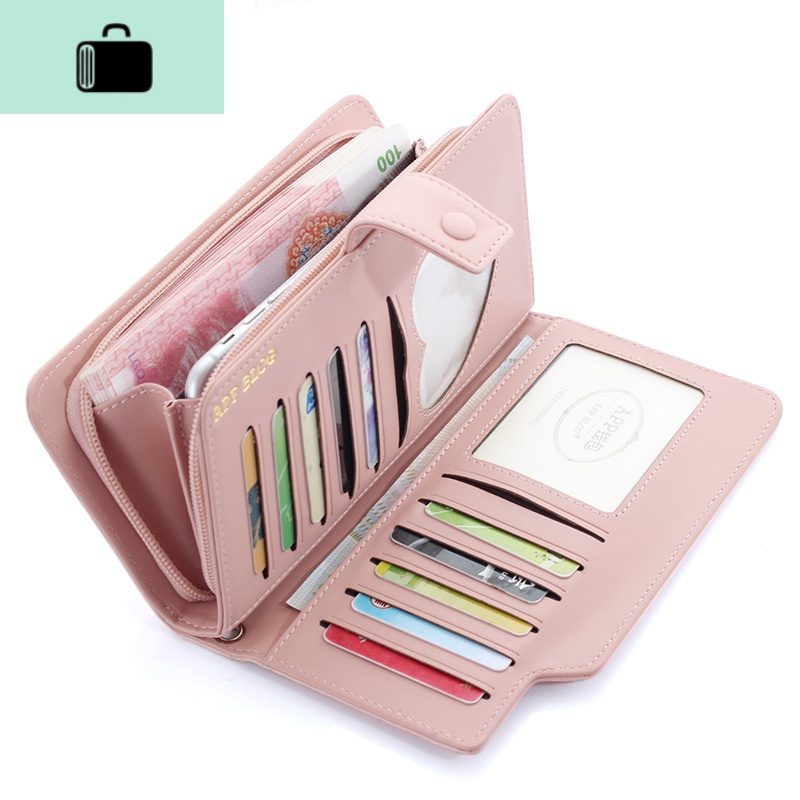 手包女小包手拿钱包女长款多功能手拿包日韩版皮夹子ins原宿潮newlake