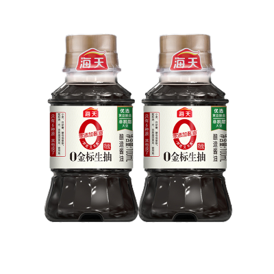 海天0金标生抽 100ml*2