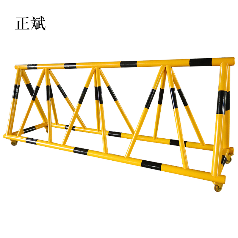 正斌拒马移动路障带刺防撞幼儿园隔离围栏医院学校门口挡车防冲撞护栏黄黑按米