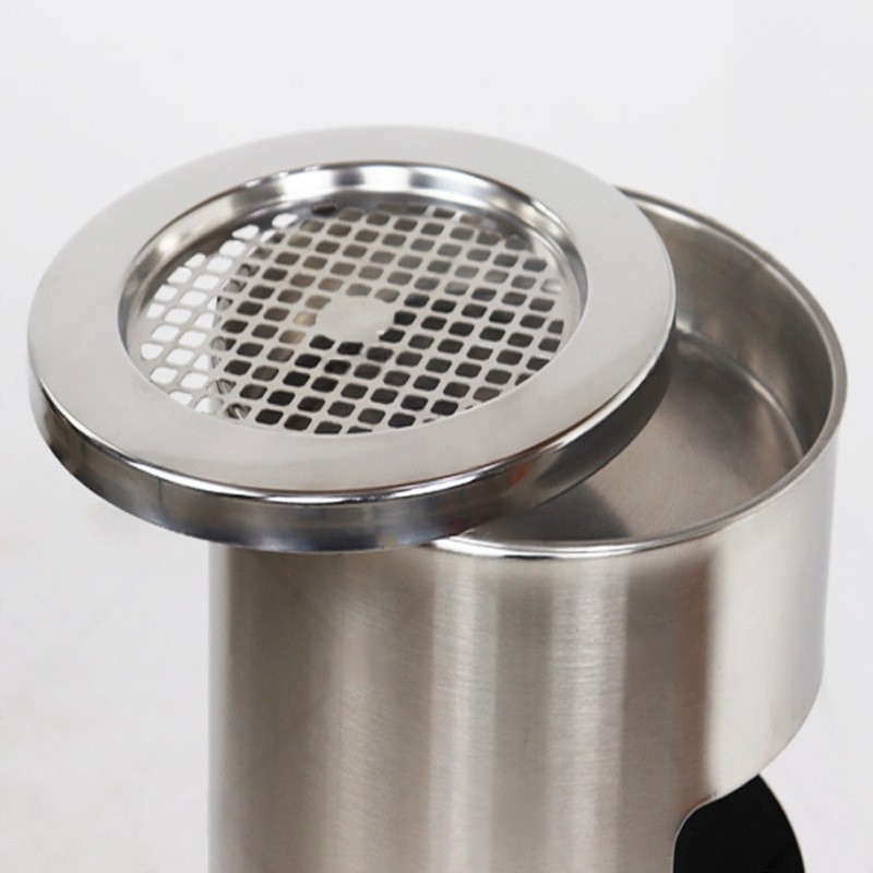 不锈钢圆形丽格垃圾桶 300*610mm 个高清大图