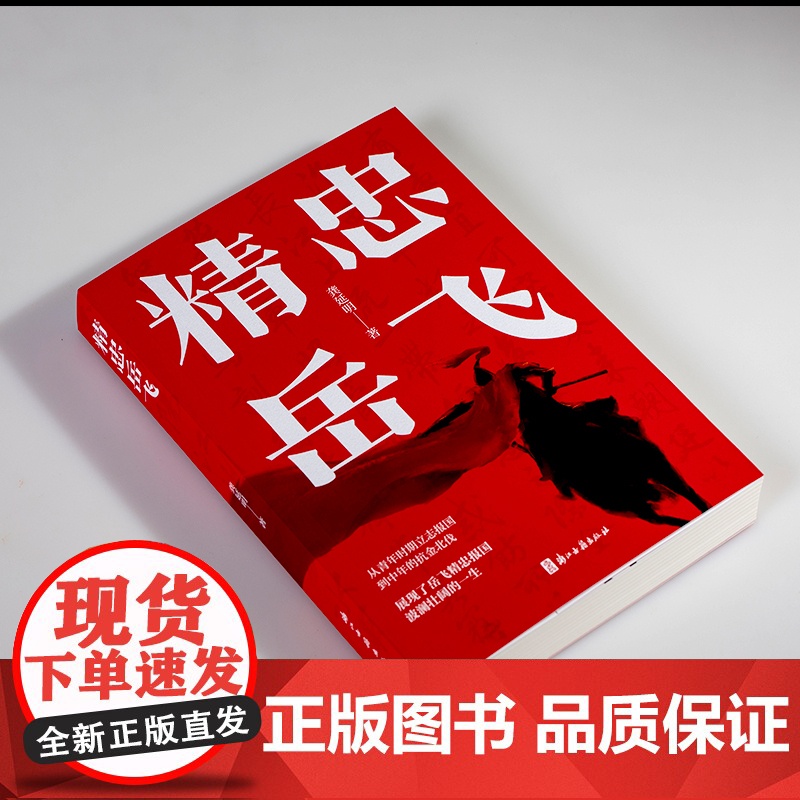 精忠岳飞 浙江大学历史学教授龚延明撰写 南宋抗金名将岳飞从青年到中年立志报国 展现岳飞波澜壮阔的一生青少年课外读物正版书高清大图