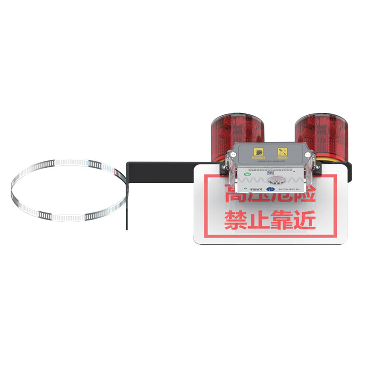 润泰博源RT-JS751(双头)IP67 12V太阳能语音警示灯 (计价单位:盏)红色高清大图