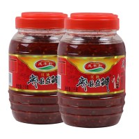 [2份送豆豉]兆丰和郫县豆瓣酱1kg*2瓶 香辣调味酱料 红油辣椒酱 回锅肉水煮肉片调料 川菜厨房炒菜料 四川豆瓣鱼原料