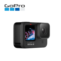 GoPro HERO9 Black 5K运动相机 Vlog数码摄像机 增强防抖 官方标配+三向自拍杆+双充+128G卡