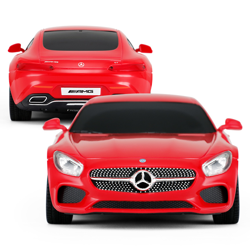 星辉rastar124奔驰amggt遥控车72100红色18个