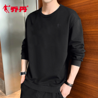 乔丹运动卫衣男女情侣装2022秋季新款圆领长袖T恤男士情侣卫衣女装套头衫潮流休闲服饰长袖运动服女上衣运动服男装卫衣