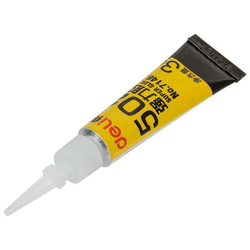 [精选]得力(deli)7146 -502强力胶 3g 8支/卡 (一卡装)