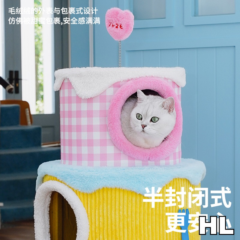 ZEZE奶油三层蛋糕爬架Z1A00206高清大图