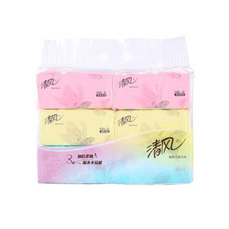 清风 BR63AT生活用纸 3层软抽130抽 60包/箱 20包/组(停用)