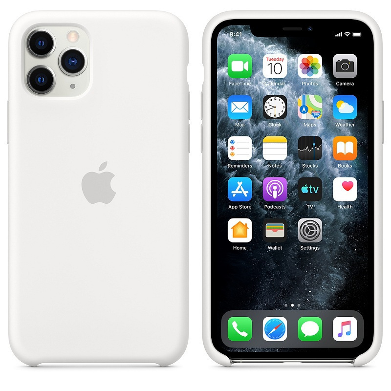 苹果Apple 原装iPhone 11 Pro 硅胶保护壳 手机壳 白色
