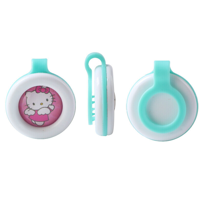 5个装驱蚊扣儿童婴儿随身防蚊纽扣宝宝儿小孩驱蚊用品 圆形5个装(图案随机)