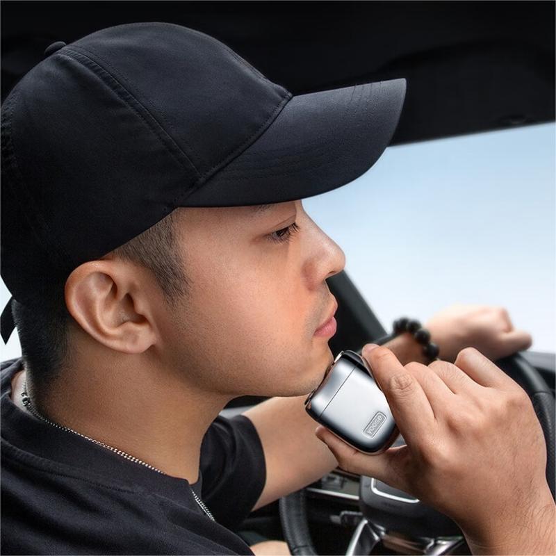 有色(yoose)电动剃须刀 迷你便携款 男士刮胡刀 合金机身 MINI2.0 电镀银 哑面纸外盒装 / 个高清大图