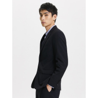 [2件1.5折价:75.8]MECITY男装时尚色商务西装外套休闲西服男抗皱潮流轻薄