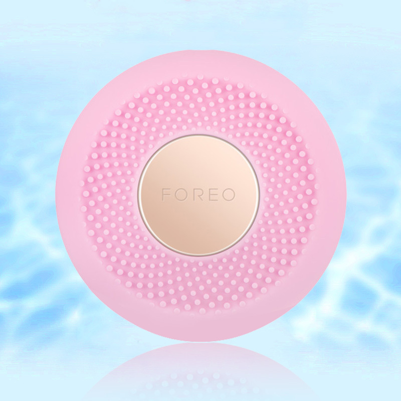 [黑科技面膜仪]FOREO 斐珞尔UFO Mini 智臻电子美容仪面膜仪红光蓝光冷凝导 - 粉色洁面仪 去角质 护肤工具