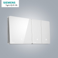 西门子(SIEMENS)开关插座 睿致钛银系列二联边框5UH81163NC02