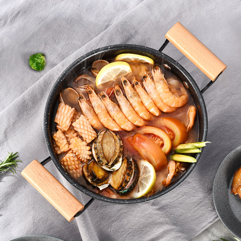 康巴赫 乐享麦饭石三件套LPB-T03L32cm+26cm+22cm高清大图