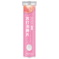 安可康水蜜桃味强碱性食品酸碱平衡片2瓶男女备孕小苏打水维生素C牛磺酸苏打泡腾片儿胃酸过多反酸烧心尿酸高碱性饮料苏打水