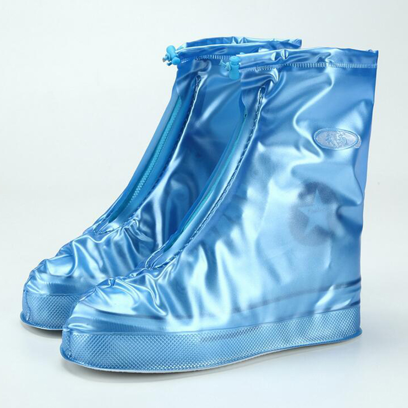 凡世界防雨鞋套雨天防滑加厚耐磨成人户外pvc防水防护鞋套