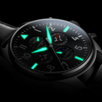 瑞士嘉年华Carnival手表男士机械表全自动机械表 男多功能真皮时尚大表盘休闲防水男表机械飞行员系列腕表8771