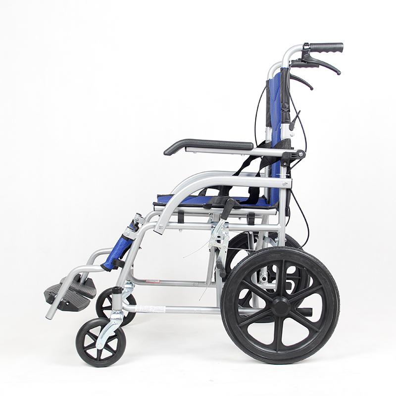 妙坤 功能轮椅 16寸小轮 可抬扶手高清大图