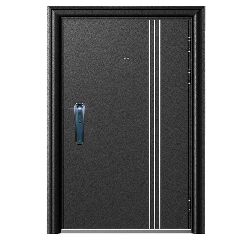 古达顶上情怀甲级防盗门家用入户门门双色进户门子母门指纹双重锁