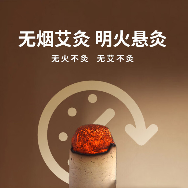 和正艾灸礼盒HZ-OFFICE-4温显水杯艾灸罐组合智能高清大图