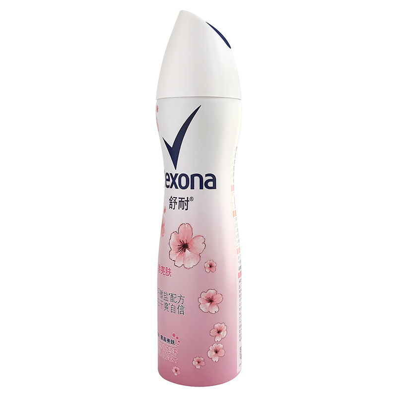 舒耐(REXONA)爽身香体喷雾 樱香亮肤150ml 保湿补水[联合利华]