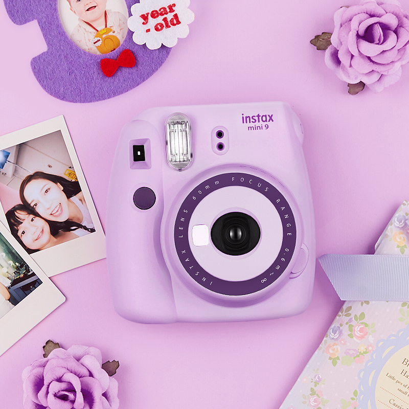 富士(FUJIFILM)INSTAX 拍立得 相机 一次成像相机 mini9气质紫 富士小尺寸 胶片相机