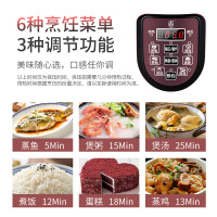 三角牌电压力锅迷你小型1人2人高压锅2升/2L容量家用学生宿舍单人单身电压锅多功能智能24h小时预约压力锅三角