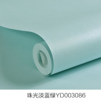 环保无纺布墙纸亚光纯色壁纸深蓝色地中海素色墙纸纯色背景墙爱丽丝蓝080仅墙纸壹德壹