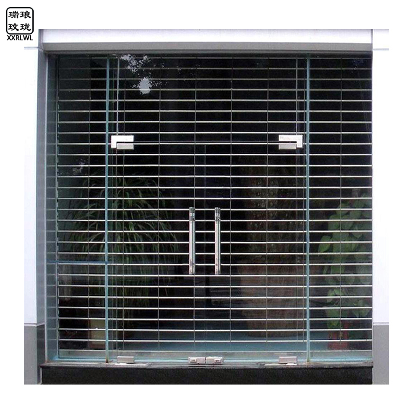 瑞琅玟珑 不锈钢网状通花镂空卷帘门 卷闸门 RL-JLM04 平方米高清大图