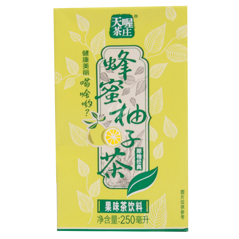 天喔茶庄蜂蜜柚子茶250ML*16瓶/箱茶饮料