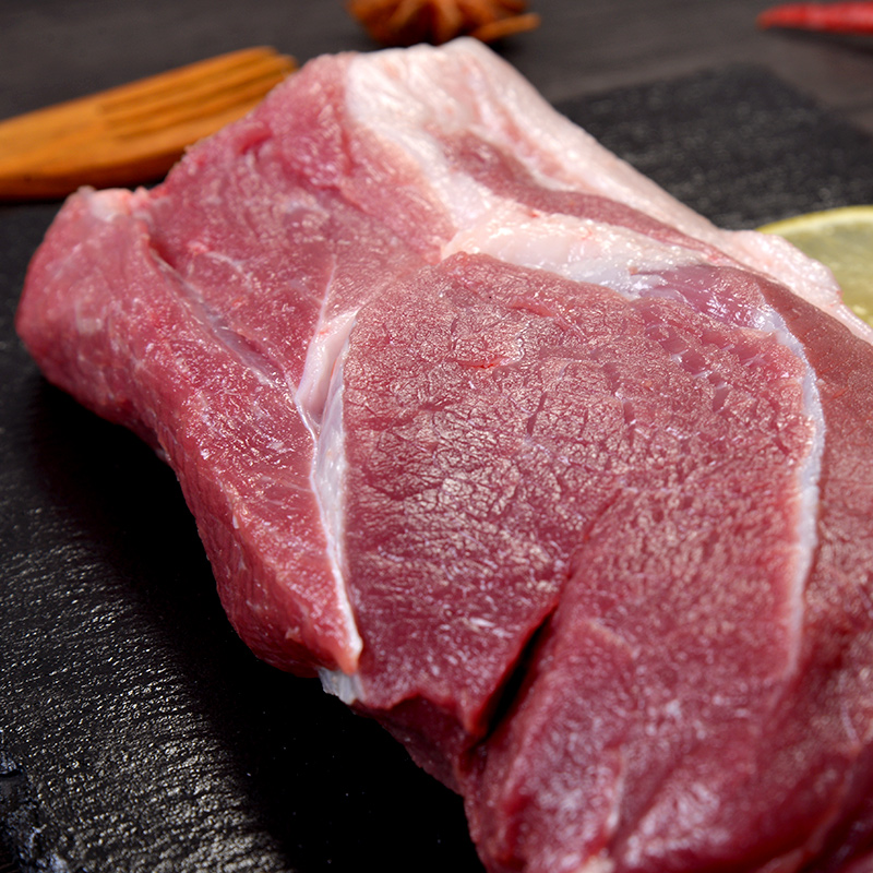 食无竹 猪前腿肉500g 带膘猪腿生鲜猪肉 前尖 猪腿腊肉猪腿火腿猪肉脯猪高清大图