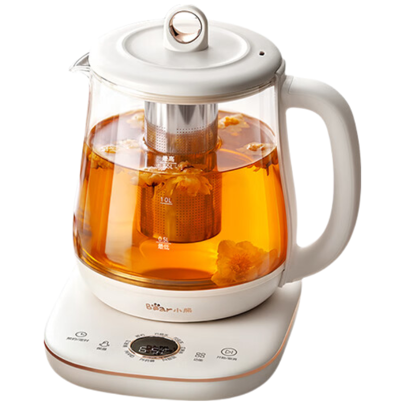 小熊(Bear)养生壶煮茶壶煮茶器多功能保温一体烧水壶恒温水壶 316L母婴级煮水壶 YSH-E15M1