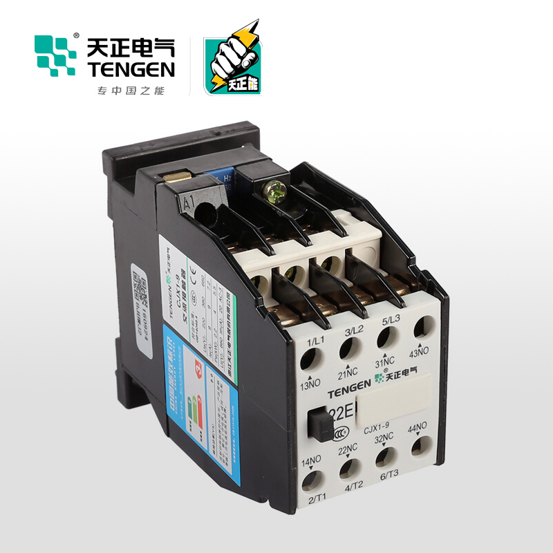 天正电气 CJX1 3NO 9A 交流50Hz 3P 02010060079 交流接触器