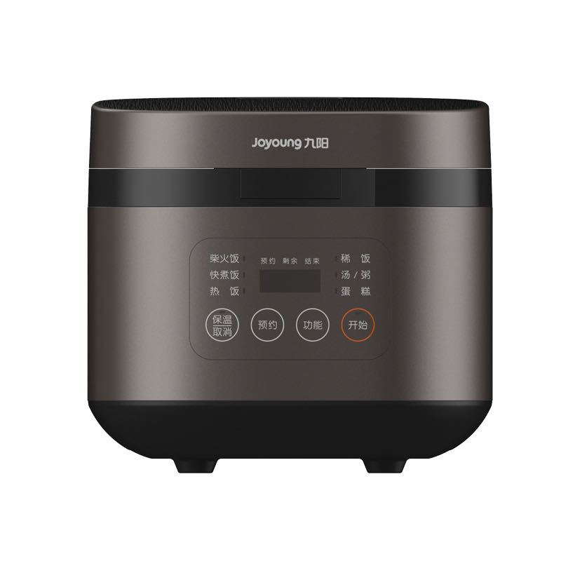 九阳 电饭煲F40FY-F311拉丝纹理界面铜匠厚釜内胆金属拉丝机身4L大容量多功能家用