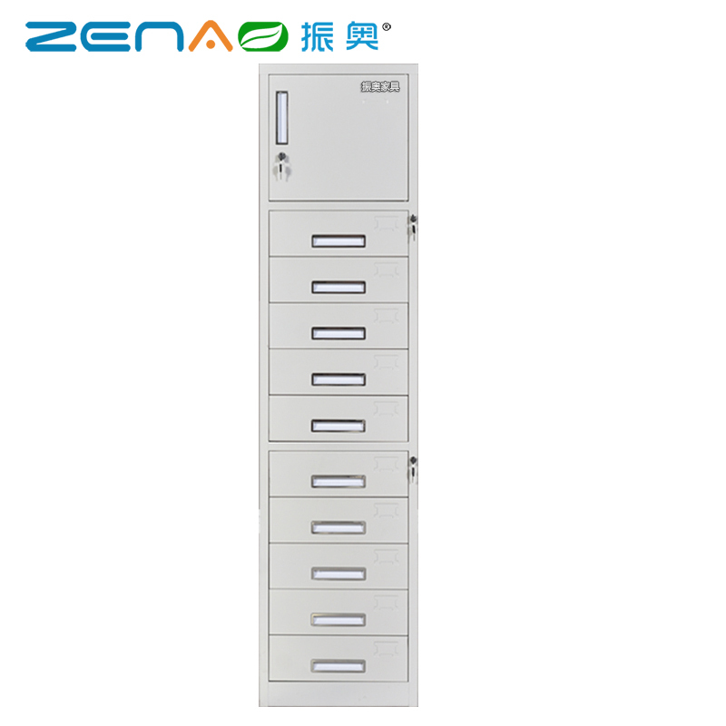 振奥 钢制文件柜铁皮柜工具柜储物柜 十斗一门柜加厚款