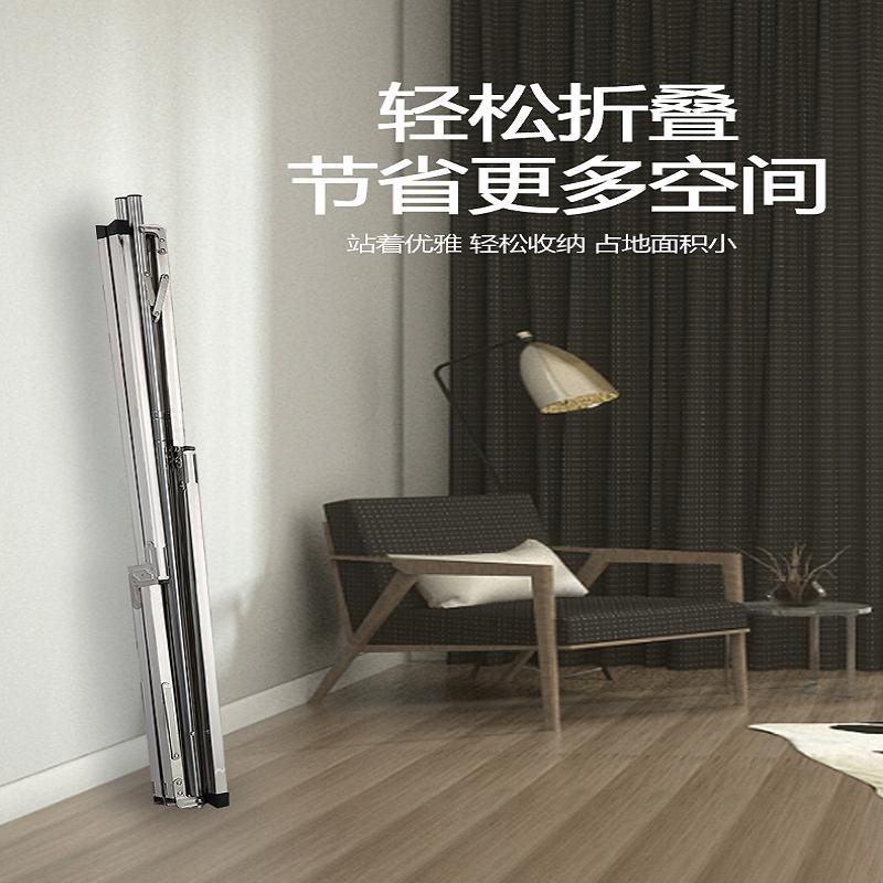 名家优创 晾衣架 折叠落地晒衣架 户外阳台凉衣杆 不锈钢伸缩晒被架 免安装晾晒架