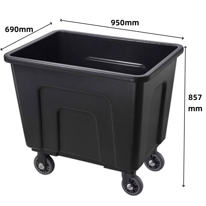 悦兴诚清洁布草车 清洁布草车950*690*857mm