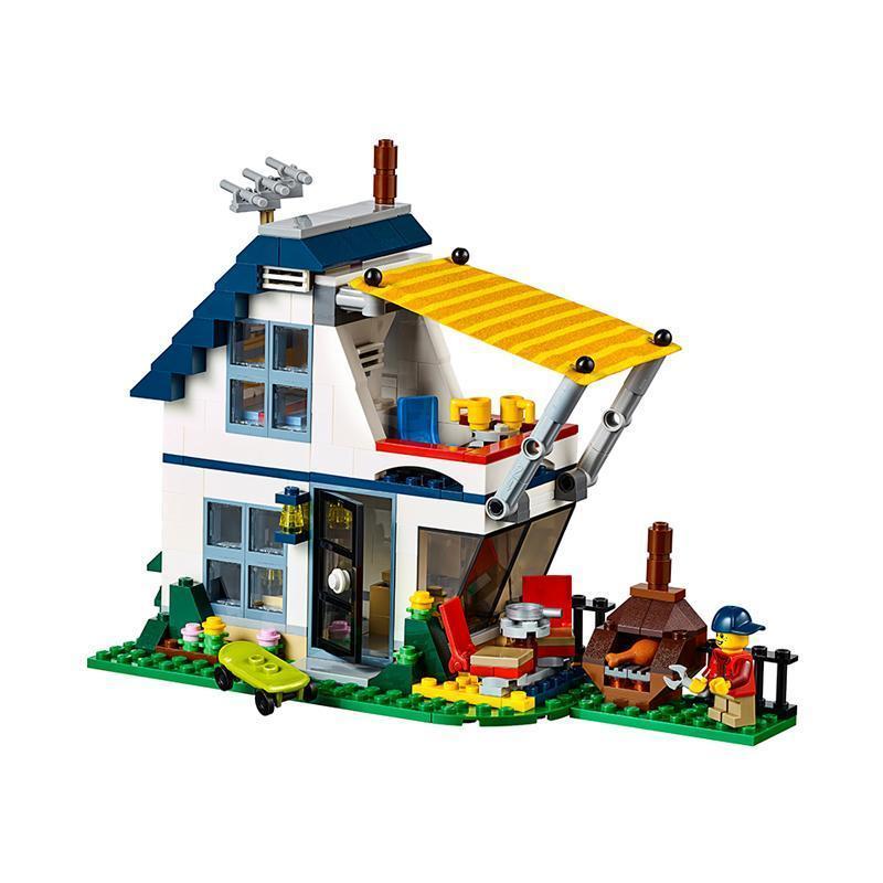 乐高(LEGO)Creator 创意百变 度假露营车 31052 792颗儿童积木塑料玩具 9-14岁 200块以上