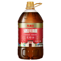 香满园 非转基因物理压榨 谱川味菜籽油5L 食用油 四川浓香菜籽油