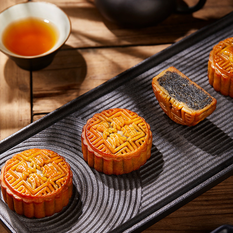 枣粮先生 苏式月饼450g*1盒 月饼礼盒 中秋月饼