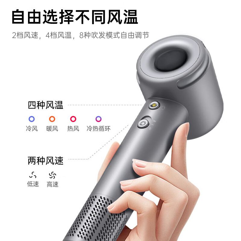 康夫高速电吹风F16灰随机颜色高清大图