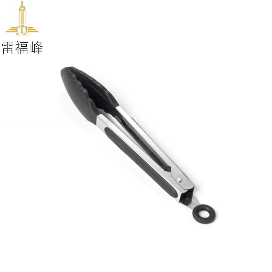 雷福峰硅胶食物夹烘培面包夹黑色9寸/个高清大图